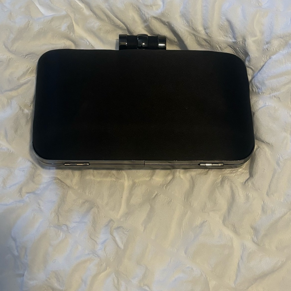 Black clutch purse
